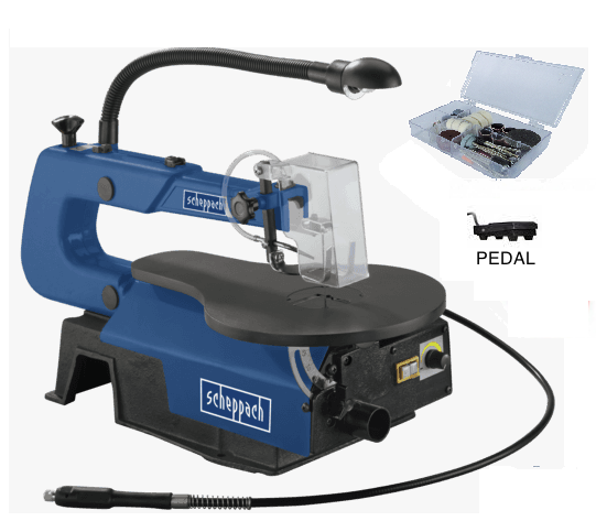 Scheppach Deco-flex Dekupaj Kıl Testere (64 Parça + Pedal Set)