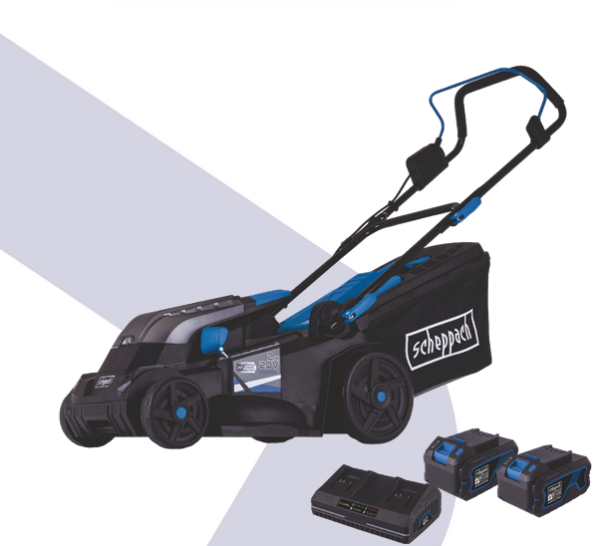 Scheppach BC-MP380  2*4 Ah  Akülü Çim Biçme Makinesi