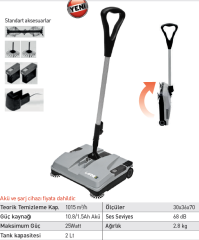 Lavor BSW375ET Akülü Zemin Temizleme Makinası