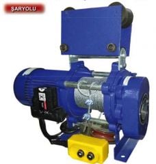 Max Extra Şaryolu Endüstriyel Elektrikli Vinç 500/1000 Kg Trifaze