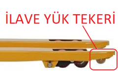 Biglift RM-ACER25T 2.5 Ton Transpalet Kırmızı Teker