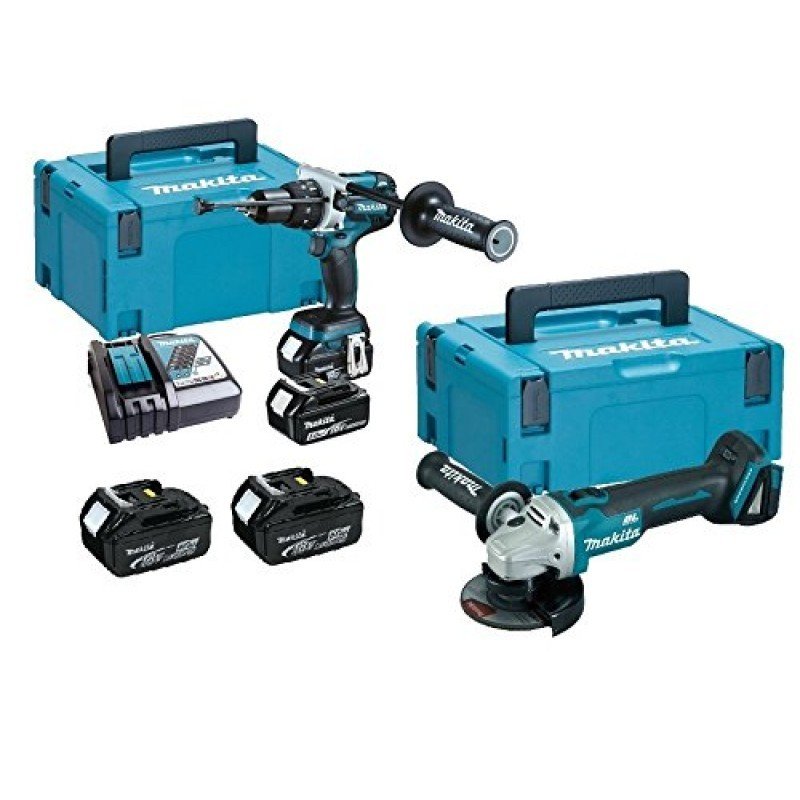 Makita DLX2155TJ1 Akülü Darbeli Matkap ve Akülü Ispiral