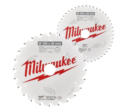 Milwaukee Sunta Kesme Testeresi 190*24mm 48 Diş 2'Li 4932479574