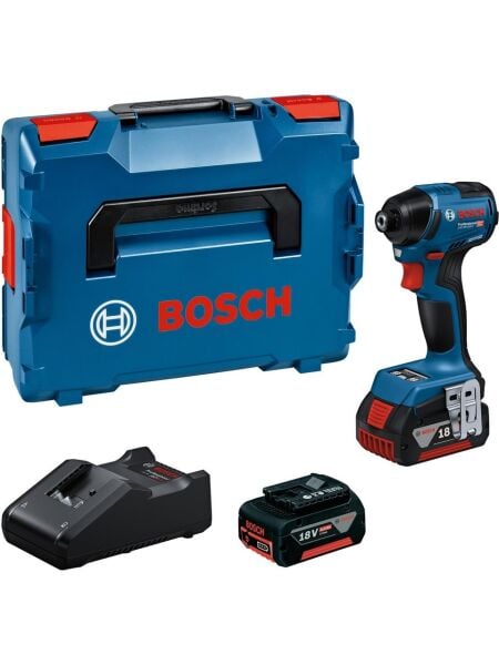 Bosch GDR 18V-220 C Çift Akülü 4 Ah Darbeli Somun Sıkma Makinesi