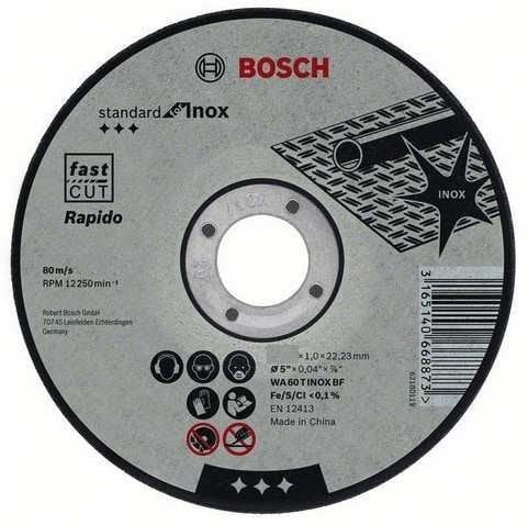 Bosch 115*1,0 Inox Kesme Diski
