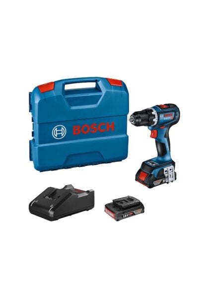 Bosch GSR 18V-90 C Çift Akülü 2 Ah Vidalama Makinesi