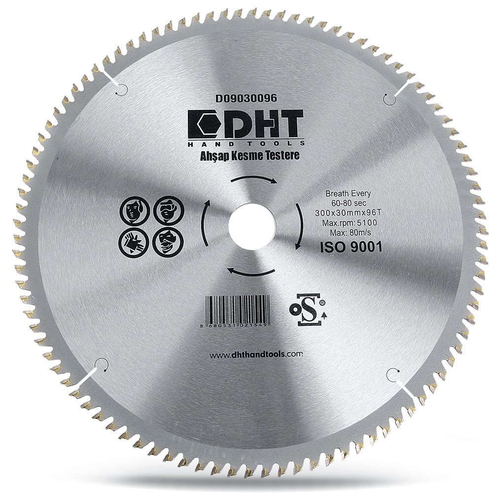 DHT 300x90 Diş Trapez Aluminyum ve PVC Elmas Daire Testere