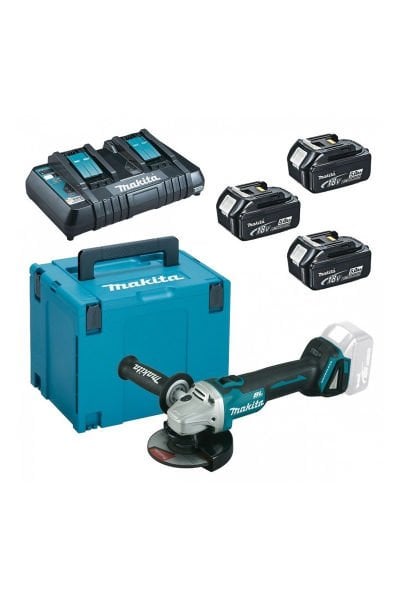 Makita MKP4PT1833 DGA504Z Taşlama 3 Akülü Set 125 Lik