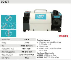OZCO   GD13T Matkap Ucu Bileme Motoru