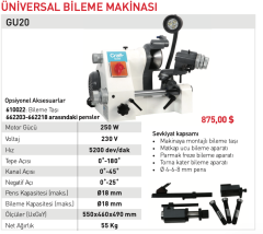 Craft & OZCO   GU20 Universal Bileme Motoru