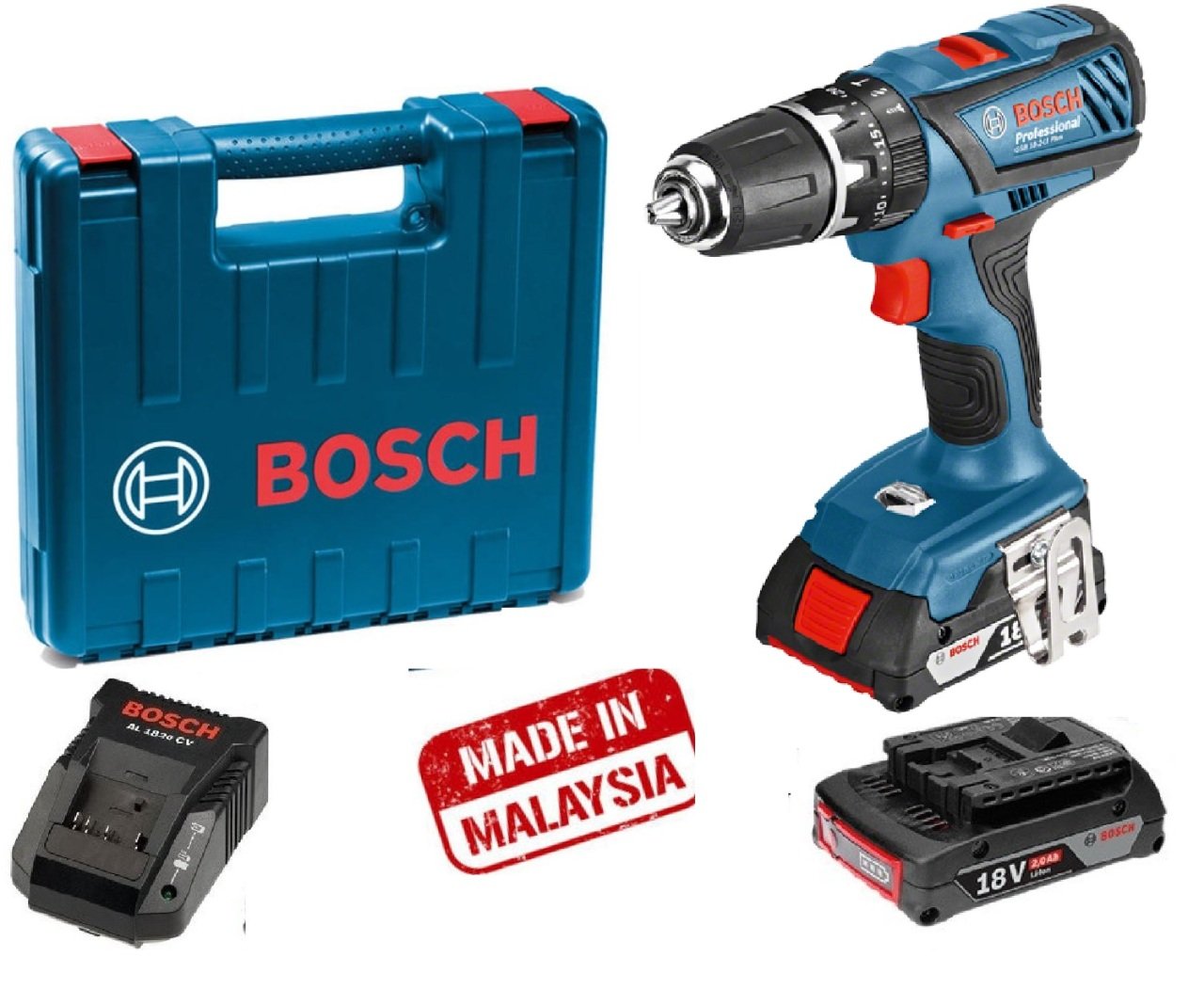 Bosch GSB 18-2-LI Plus Akülü Darbeli Vidalama