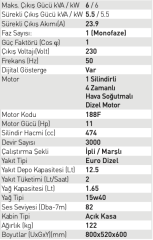 Full FDL8000 LE  Dizel Jeneratör