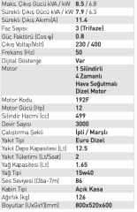 Full FDL9000 LE3 380V Dizel Jeneratör