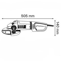 Bosch GWS 26-230 JH Taşlama Makinası