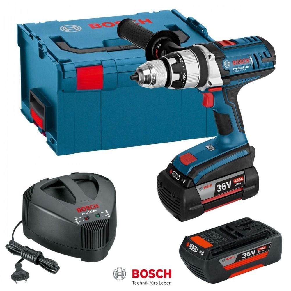 BOSCH GSR 36 VE-2-LI Akülü Delme Vidalama