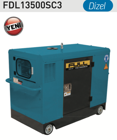 Full FDL 13500SC3 380V Dizel Kabinli Jeneratör