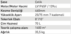 Kama By Reis UMS 46 Benzinli Şanzumanlı Çim Biçme Makinası