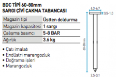 Bea 802 DC Başlı Sargı Çivi Makinası