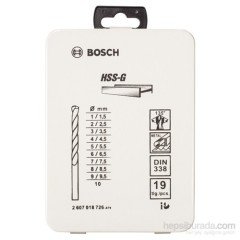 Bosch HSS-G 19 Parça Matkap Ucu Seti