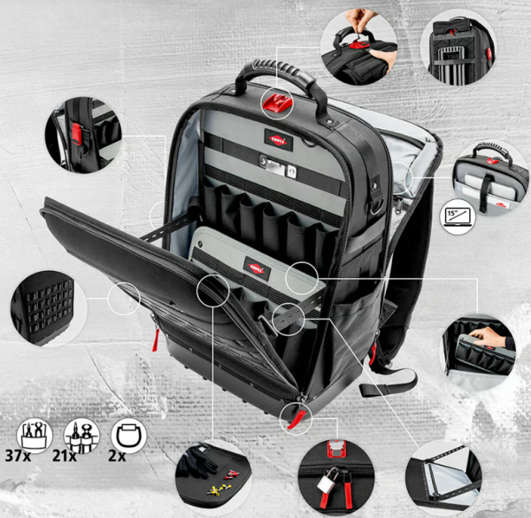 Knipex Modüler X18 Elektrikçi Çanta 22 Parça