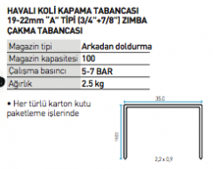 Bea ATA-22 Koli Kapama Zımba Makinası