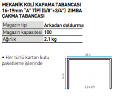 Bea MTA-18 Koli Kapama Zımba Makinası