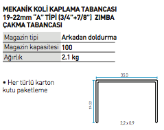 Bea MTA-22 Koli Kapama Zımba Makinası
