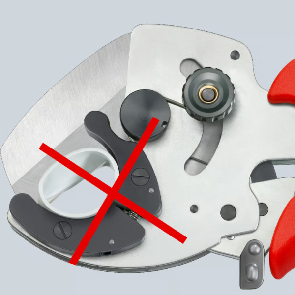 KNIPEX KALIN PLASTİK VE KOMPOZİT BORU KESME MAKASI