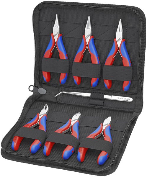 KNIPEX 00 20 16 - 6'LI ELEKTRONIKÇI PENSE SETI