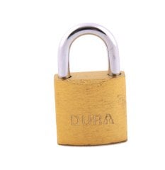 Dura 25 MM Prinç Kaplama Asma Kilit