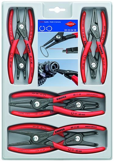 KNIPEX 00 20 04 SB SEGMAN PENS SETI 8 PARÇALI