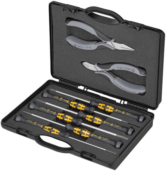 KNIPEX 00 20 18 ESD ELEKTRONIKÇI PENSE SETI