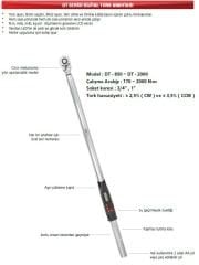GAV DT 340 SERİSİ DİJİTAL TORK ANAHTARI