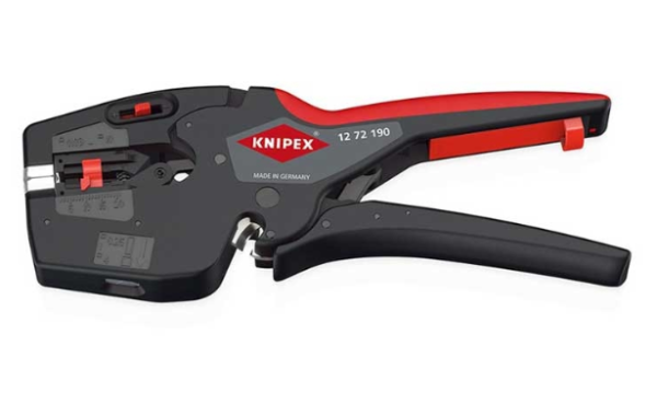 KNIPEX 12 72 190 YÜKSÜK SIKMA ÖZELLİKLİ KABLO SIYIRMA ALETİ