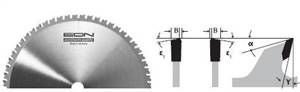 Edn 305*25,4*2,4 Z=80 Metal Kesim Testeresi