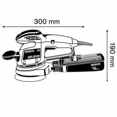 Bosch GEX 34-125 Eksantrik Zımpara Makinası