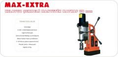 Max Extra Kılavuz Çekmeli Manyetik Matkap 38 mm