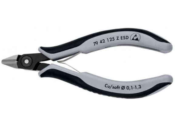 KNIPEX 79 42 125 Z ESD ELKTRONKÇİ MİNİ YANKESKİ