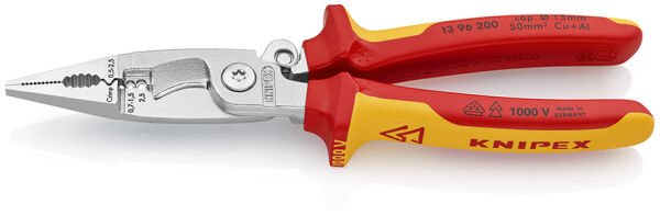 KNIPEX 13 96 200 VDE ELEKTRIKÇI PENSESI YAYLI