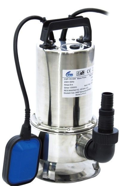 Rainpump CSP751SW Kirli Drenaj Dalgıç Pompa (8m)
