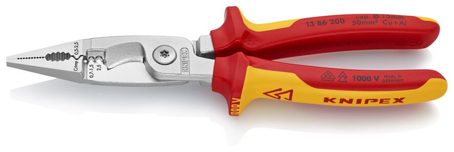 KNIPEX 13 86 200 VDE KOMBINE ELEKTRIKÇI PENSESI