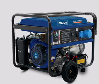 FACTOR KGL 10000 CE Marşlı 10 kVA Monofaze Benzinli Jeneratör