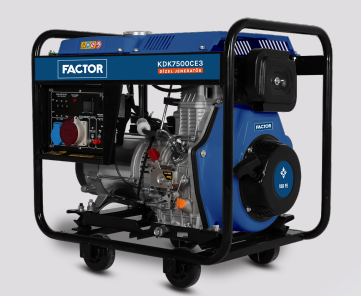 FACTOR KDK 7500 CE3  Dizel Jeneratör Marşlı Trifaze