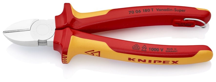 KNIPEX 70 06 180 T ASMA HALKALI YAN KESKİ (VDE)