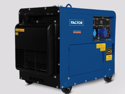 FACTOR KDK 10000 SC Marşlı Monofaze 9,5 kVA Kabinli Dizel Jeneratör