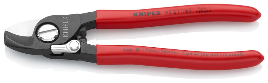 KNIPEX 95 21 165 YAYLI KABLO MAKASI