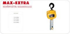 Max Extra Endüstriyel Zincirli Caraskal 5 Ton x 5 Mt Zincir