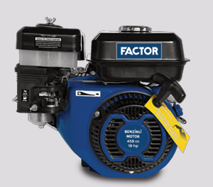 FACTOR GK460 18Hp Kamalı İpli Benzinli Motor