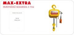 Max-Extra Elektrikli Zincirli Caraskal 1 Ton