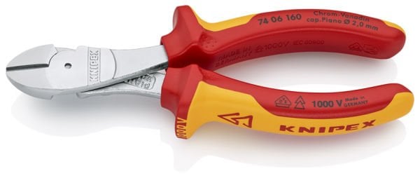 KNIPEX 74 06 160 AGIR HIZMET VDE YAN KESKI